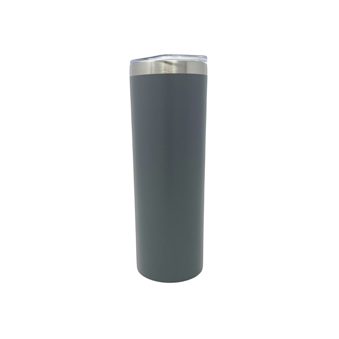 Stainless Steel Tumbler - Skinny 20oz Grey