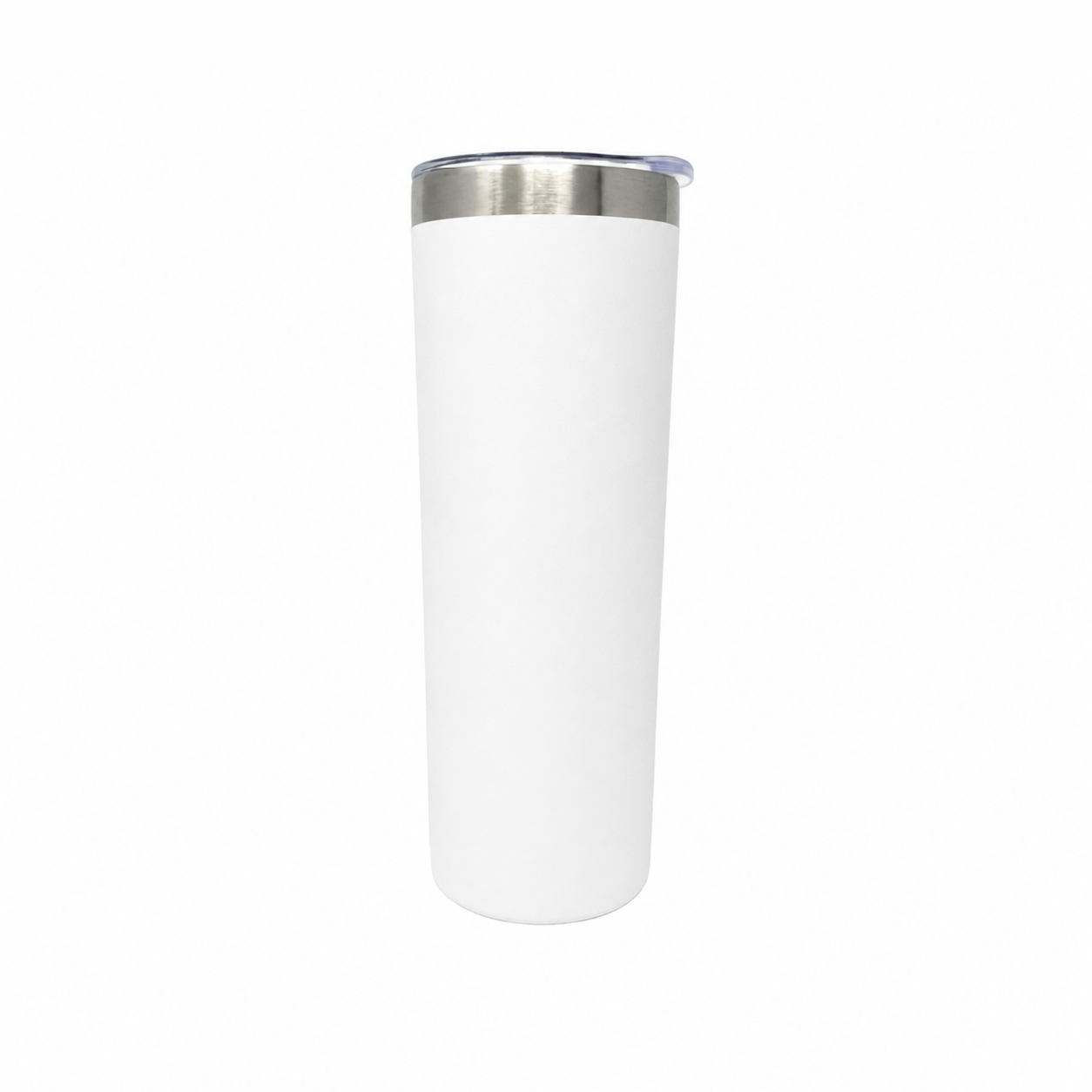 Stainless Steel Tumbler - Skinny 20oz White